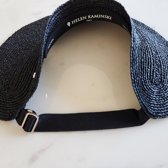 NWT Helen Kaminski Maris Raffia Visor Hat 🖤 (#165) - Picture 3 of 11